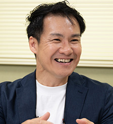 インタビュー風景